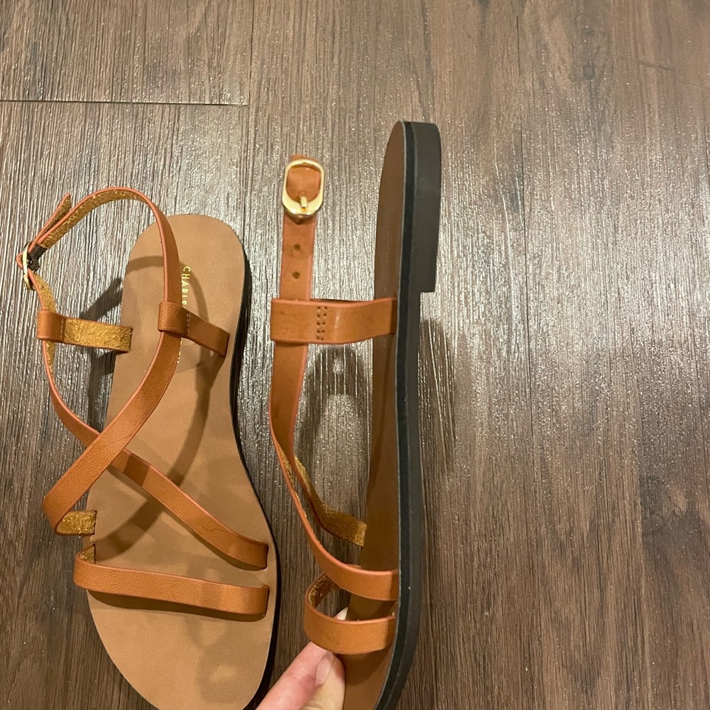 Charles & Keith Tan Sandals - Picture 2 of 6